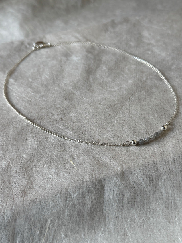 Raw Diamond Necklace
