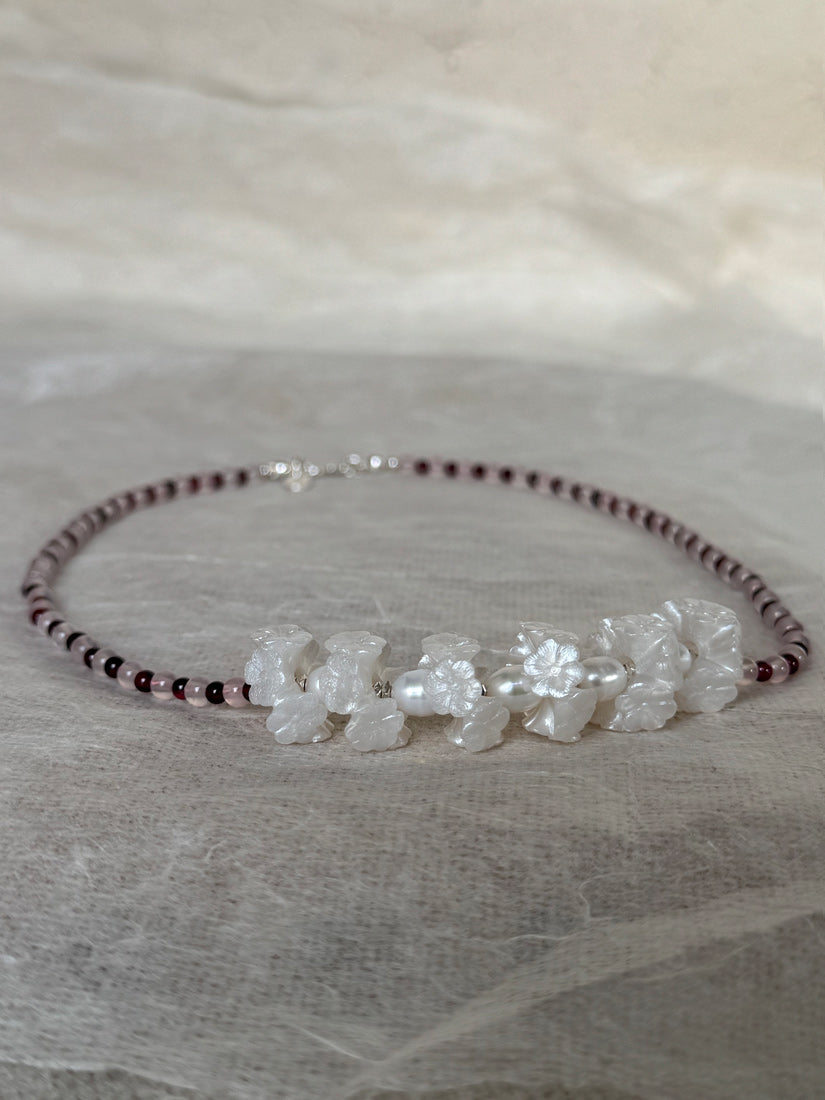 Rose Quartz + Garnet
